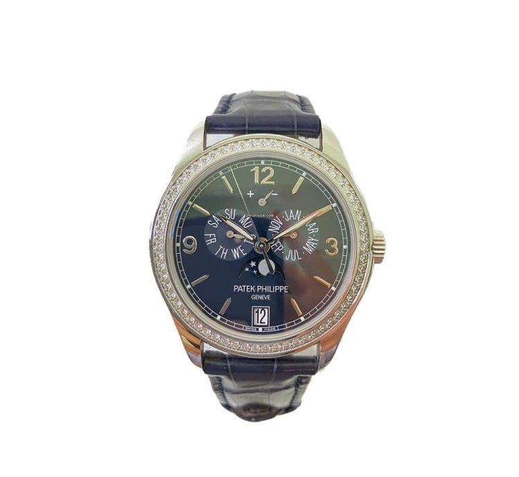 Patek Philippe Annual Calendar Complications Ladies Annual Calendar 5147g-001 White Gold Watch With Blue Leather Watch Blue Dial 2022