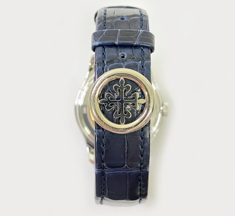 Patek Philippe Annual Calendar Complications Ladies Annual Calendar 5147g-001 White Gold Watch With Blue Leather Watch Blue Dial 2022
