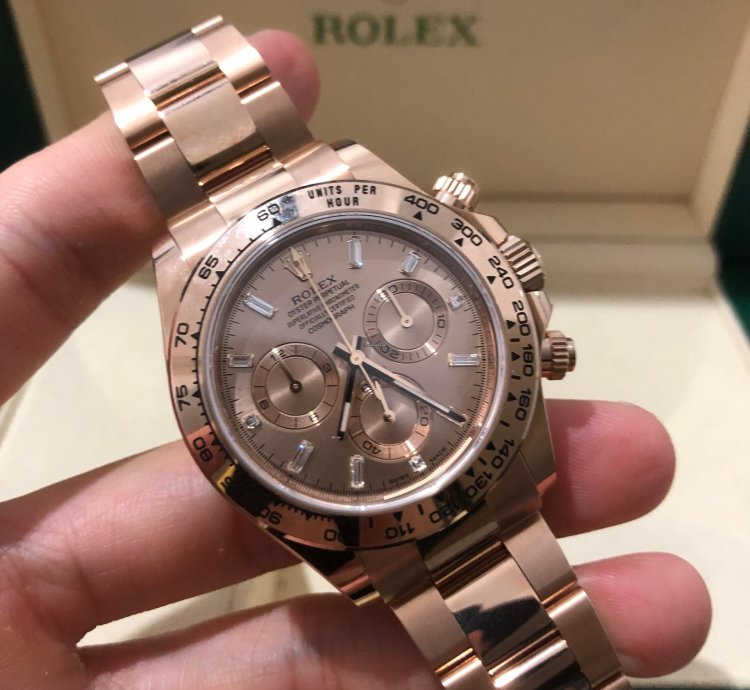 Rolex Daytona 116505a Sundust old Card