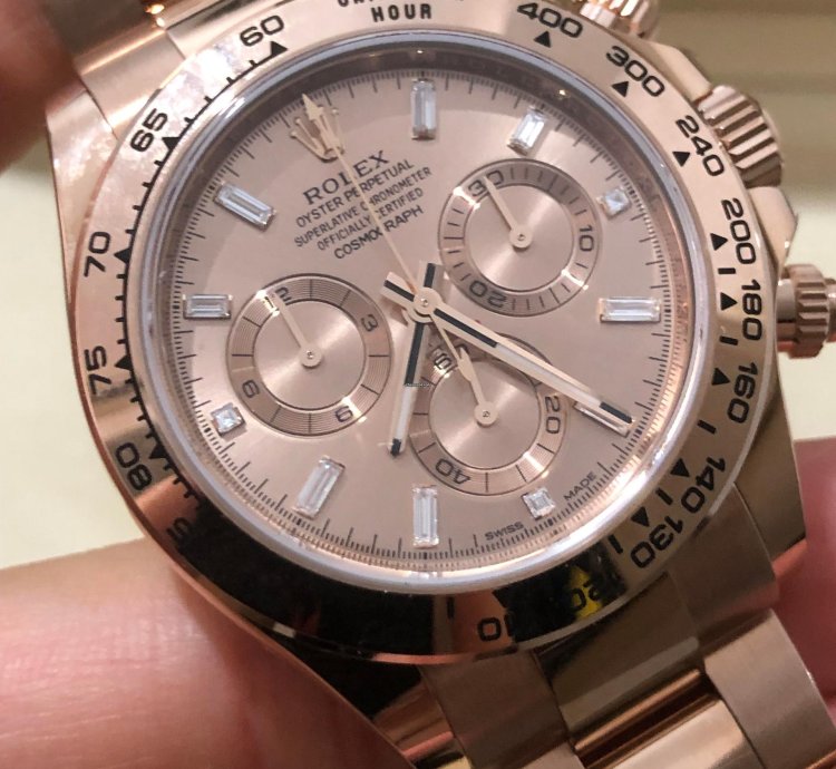 Rolex Daytona 116505a Sundust old Card
