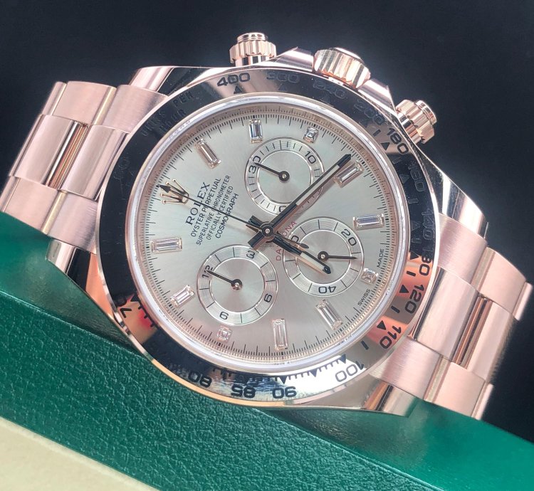 Rolex Daytona 116505a Sundust Baguetts