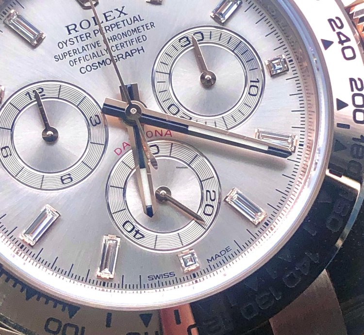Rolex Daytona 116505a Sundust Baguetts