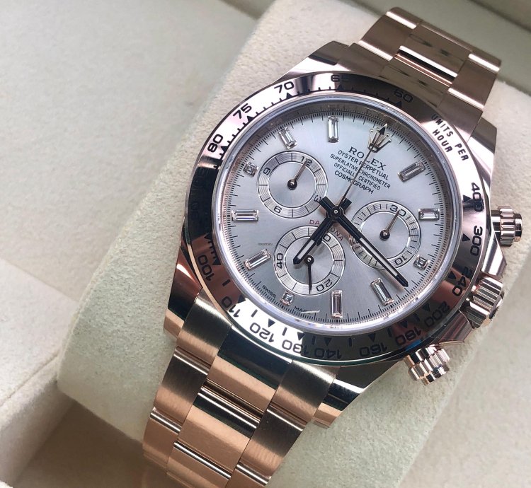 Rolex Daytona 116505a Sundust Baguetts