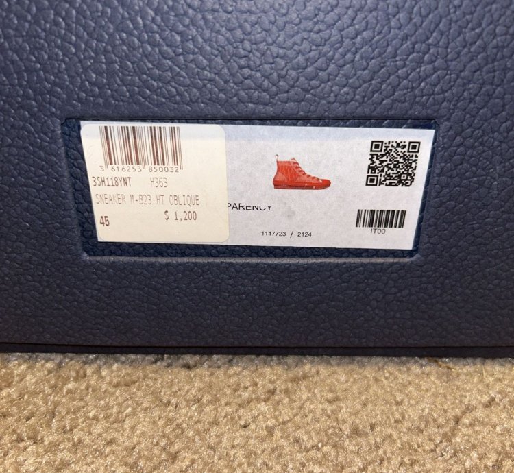 Dior B23 Hi-top Oblique Sneaker