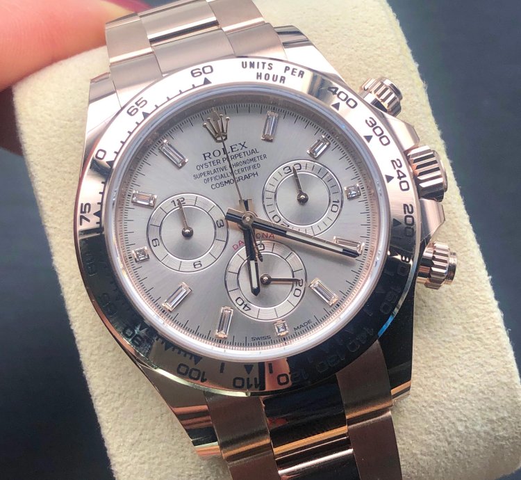 Rolex Daytona 116505a Sundust Baguetts-old Card 2019