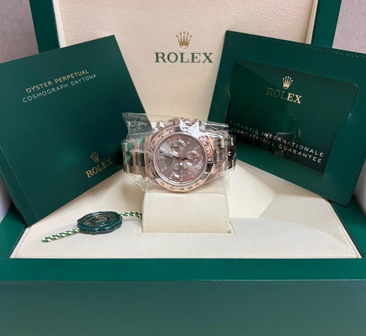 Rolex Daytona 116505a Sundust With Diamonds