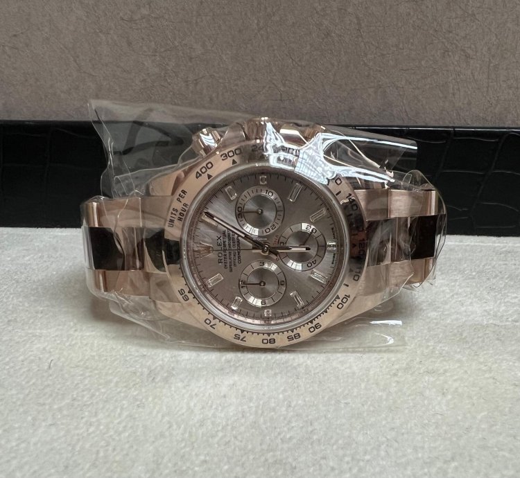 Rolex Daytona 116505a Sundust With Diamonds