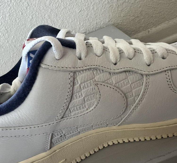 Nike Kith Paris Air Force 1 White Midnight Navy Size 10 5