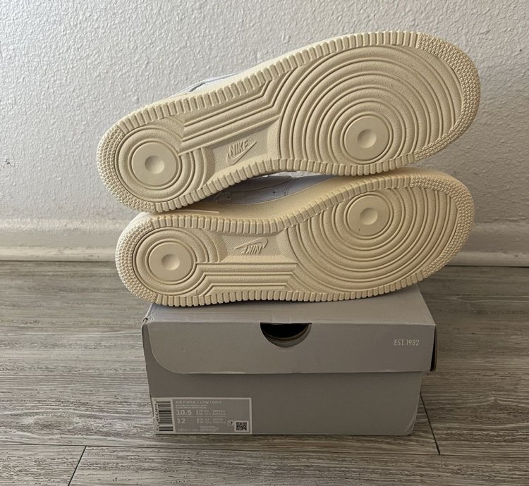 Nike Kith Paris Air Force 1 White Midnight Navy Size 10 5