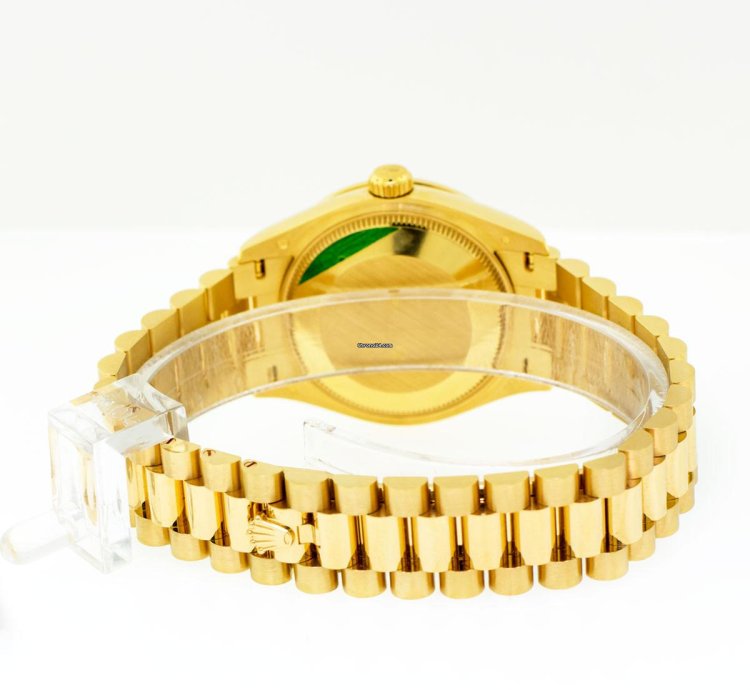 Rolex Datejust 31 Lady-datejust 31mm 18k Yellow Gold Silver Dial Roman Numerals Diamond Bezel 278288