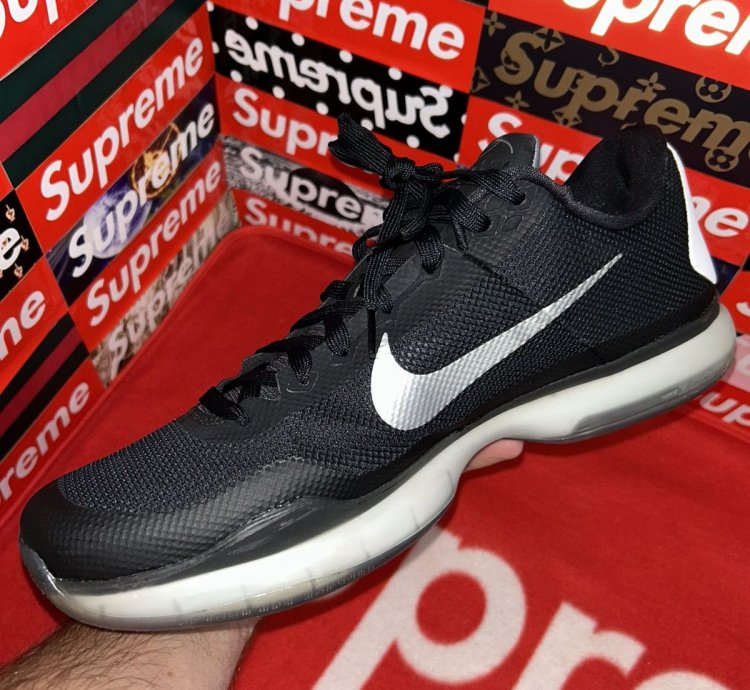 Nike Kobe 10 Tb Black Metallic Silver 813030-010 Size 14 5