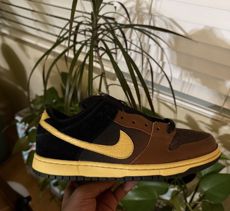 2012 Nike Dunk Sb Low Premium Og Black Tan Guinness