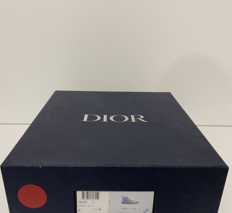 Dior B23 High Top Daniel Arsham Light Blue Size Us 8 5 Eu 41