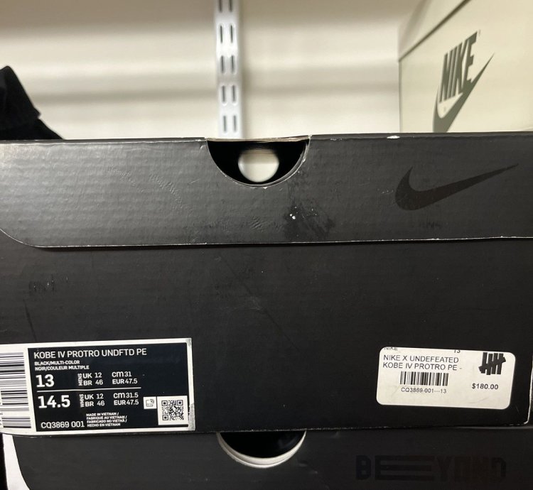 Nike Kobe 4 Protro Undefeated Black Mamba - Open To Offers