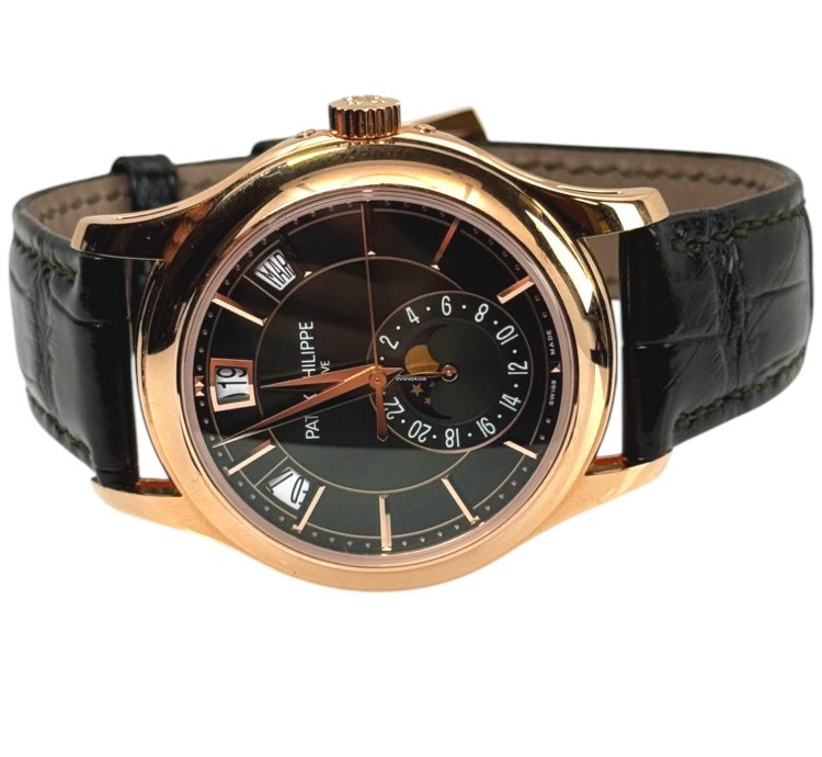 Patek Philippe Annual Calendar Green Dial Annual Calendar 5205r 2022 40mm Rose Gold