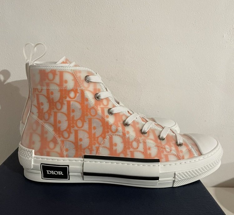 Dior B23 High Top Oblique Transparency