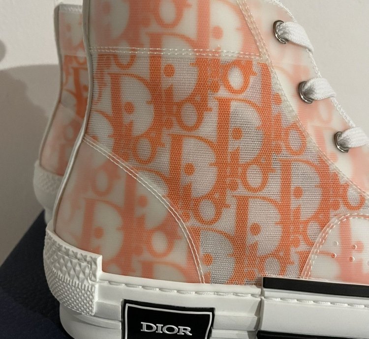Dior B23 High Top Oblique Transparency