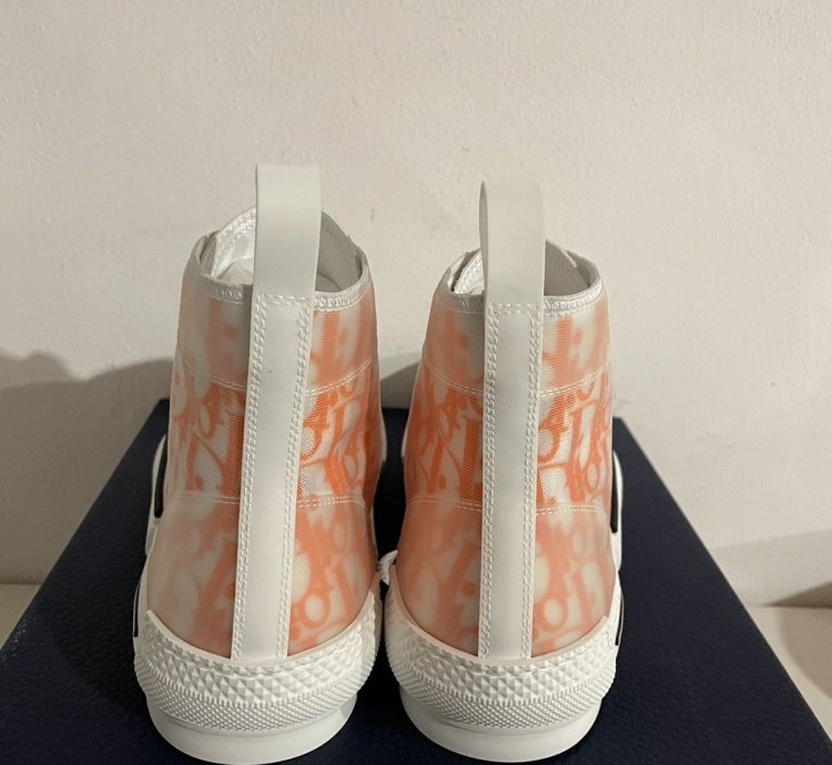 Dior B23 High Top Oblique Transparency