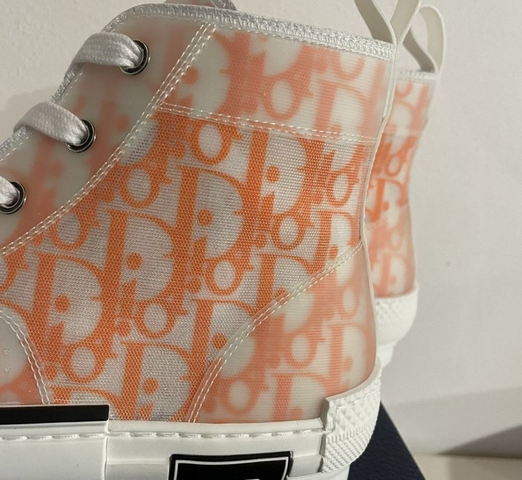 Dior B23 High Top Oblique Transparency