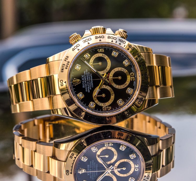 Rolex Daytona 116508 - Black Diamond Set Dial