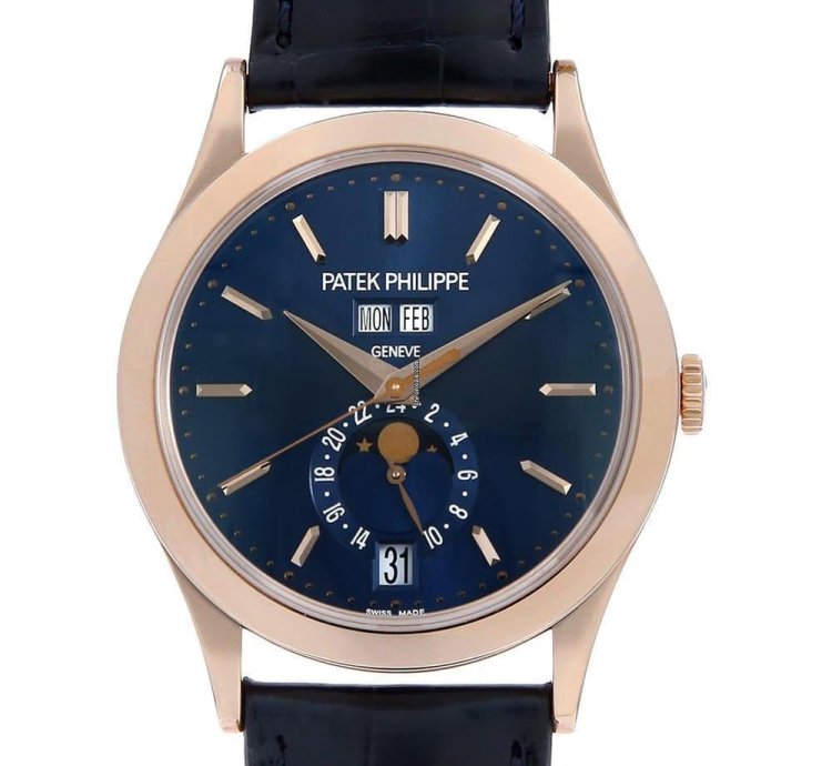 Patek Philippe Annual Calendar Moon Phase 5396r-014 Used Mens Leather Strap Not Included Buckle Included