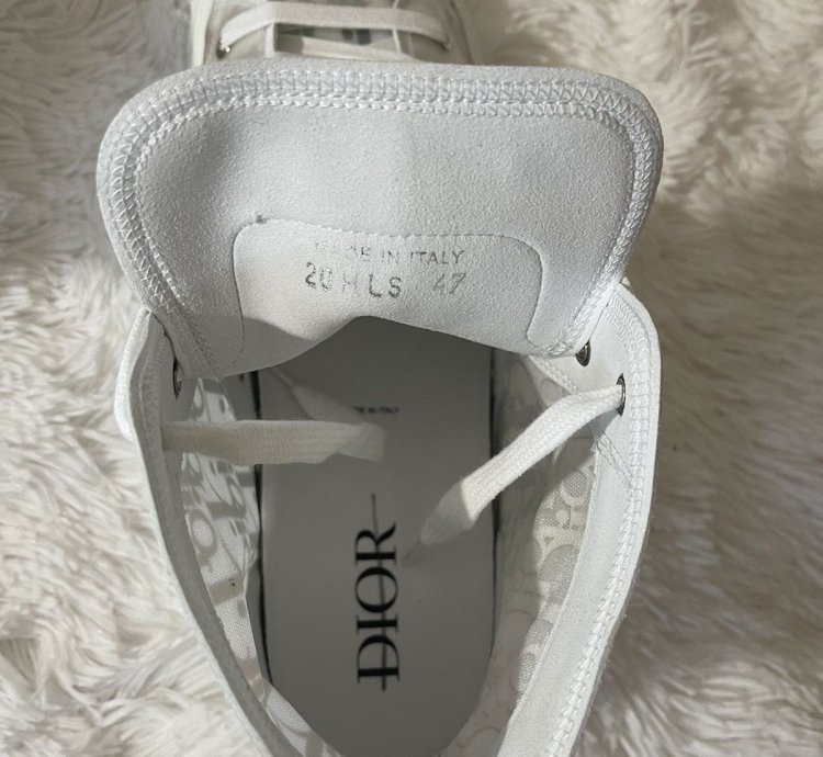 Dior B23 High Top Sneakers In Multicolor Dior Oblique
