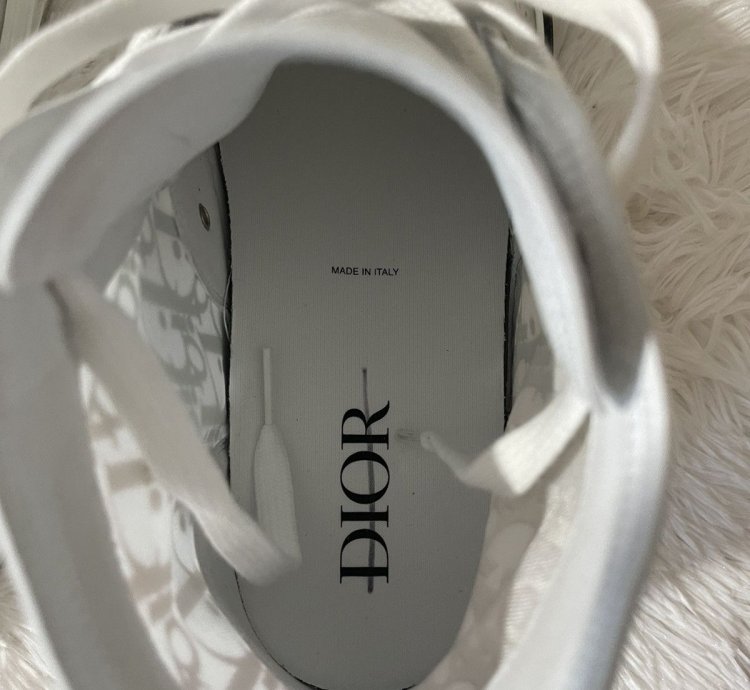 Dior B23 High Top Sneakers In Multicolor Dior Oblique