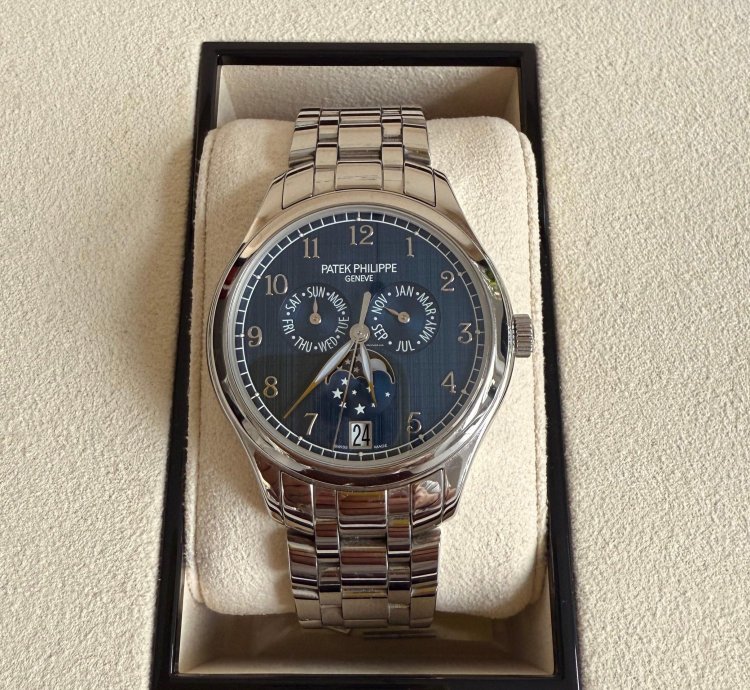 Patek Philippe Annual Calendar Moon Phase Full Set Great Condition