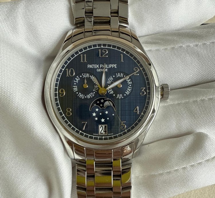 Patek Philippe Annual Calendar Moon Phase Full Set Great Condition