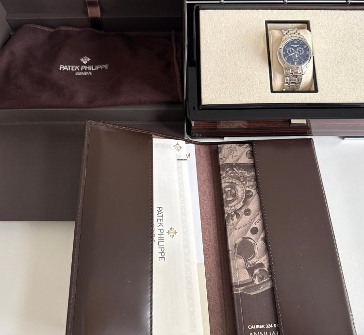 Patek Philippe Annual Calendar Moon Phase Full Set Great Condition