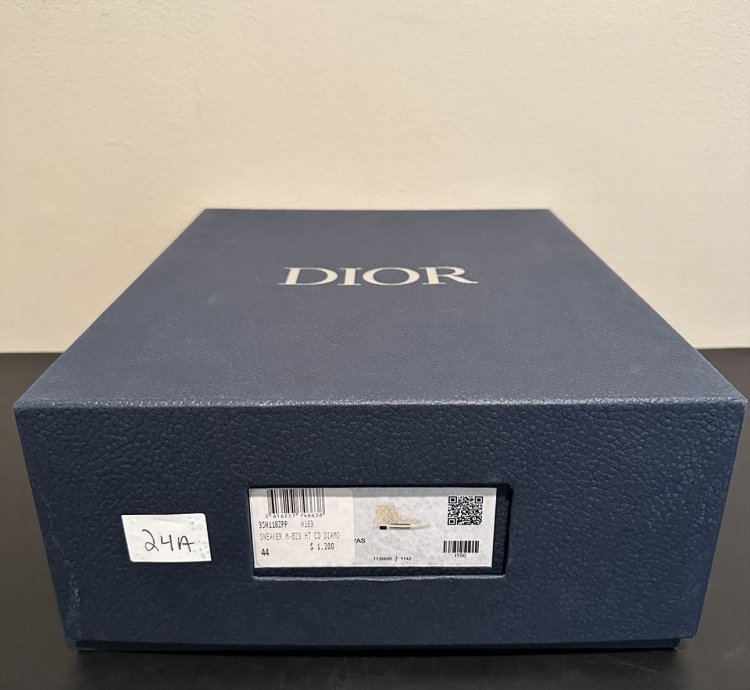 Dior B23 High-top Cd Diamond Sneakers Size 11