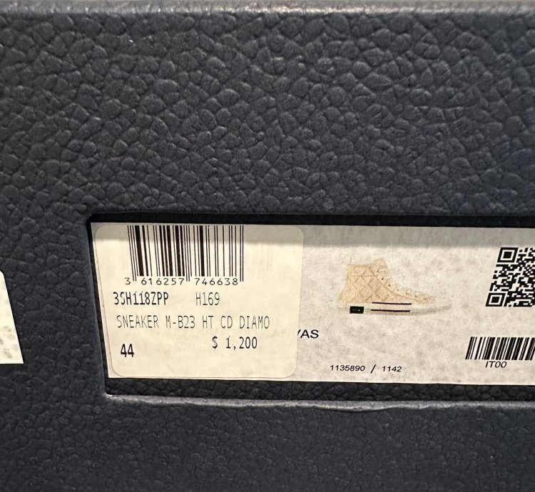 Dior B23 High-top Cd Diamond Sneakers Size 11
