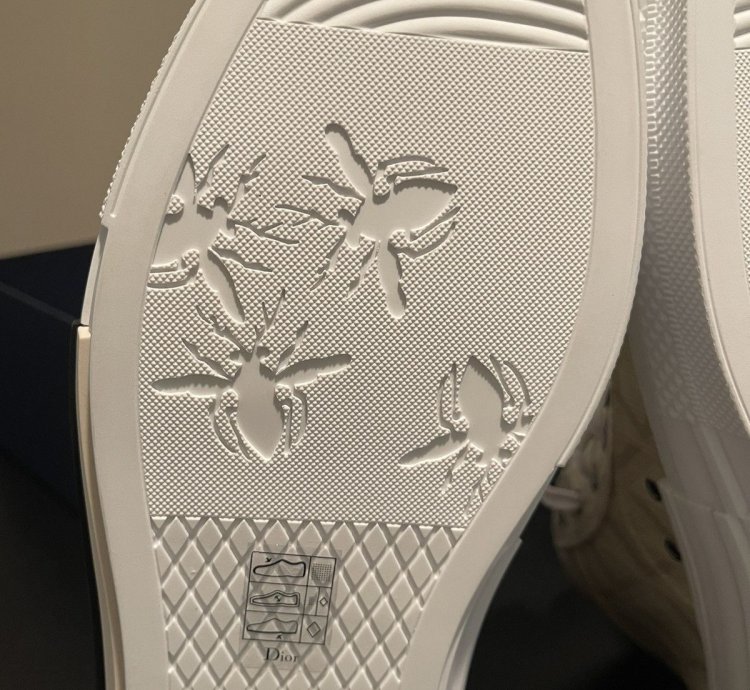 Dior B23 High-top Cd Diamond Sneakers Size 11