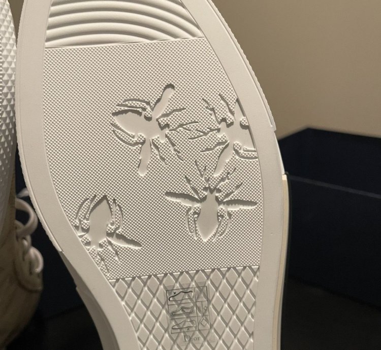 Dior B23 High-top Cd Diamond Sneakers Size 11
