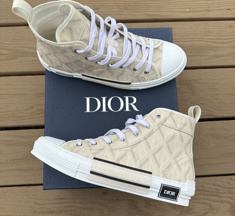 Dior B23 High-top Cd Diamond Sneakers Size 11
