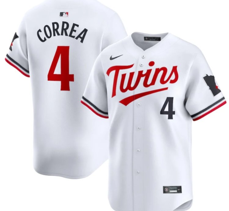 Carlos Correa 4 Minnesota Twins Home Limited Youth Jersey - White