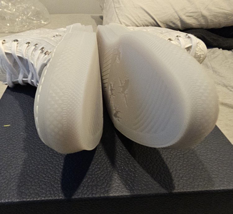 Dior B23 High-top Sneaker White Transparent Sz 42