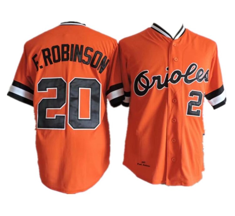 Baltimore Orioles Frank Robinson Orange 1971 Throwback Jersey