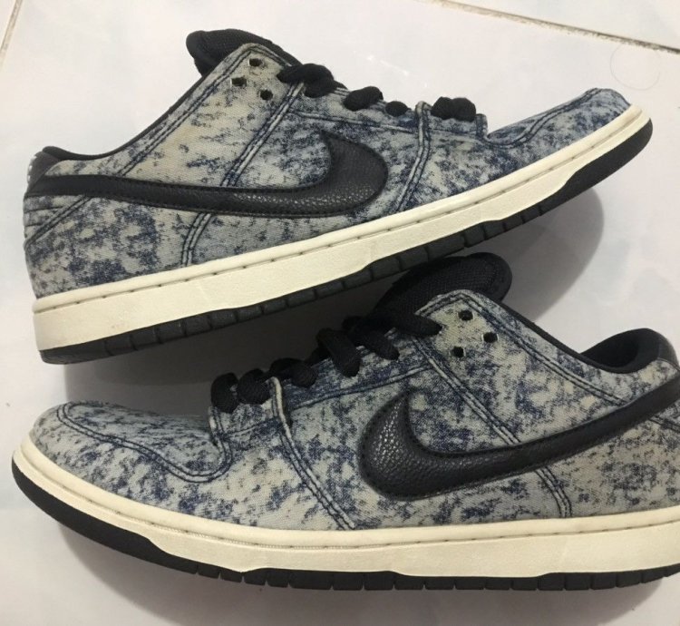 2015 Nike Sb Dunk Low Bleached Denim