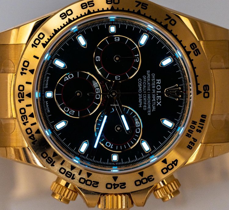 Rolex Daytona 116508 Green Dial 18k Yellow Gold John Mayer New - Full Set