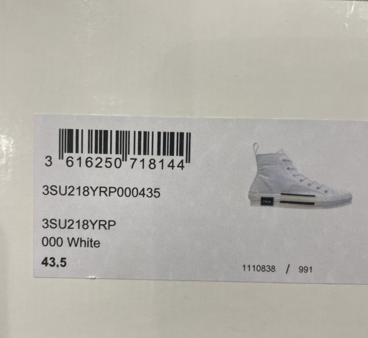 Dior B23 Hightop Sneakers