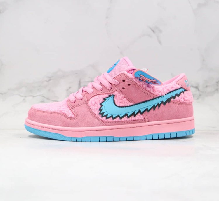 Nike Sb Dunk Low X Grateful Dead Pink Bear - Cj5378-600