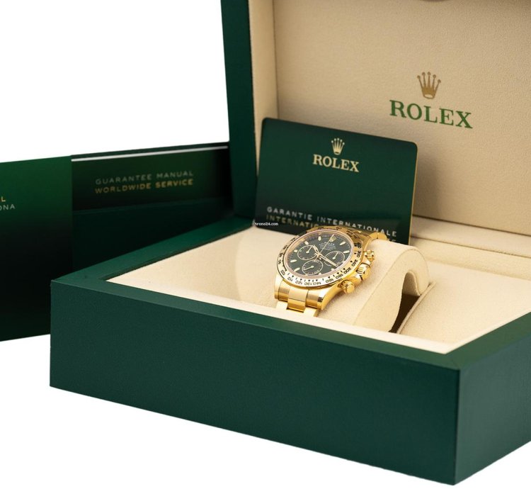 Rolex Daytona 116508 Green Dial 18k Yellow Gold John Mayer New - Full Set