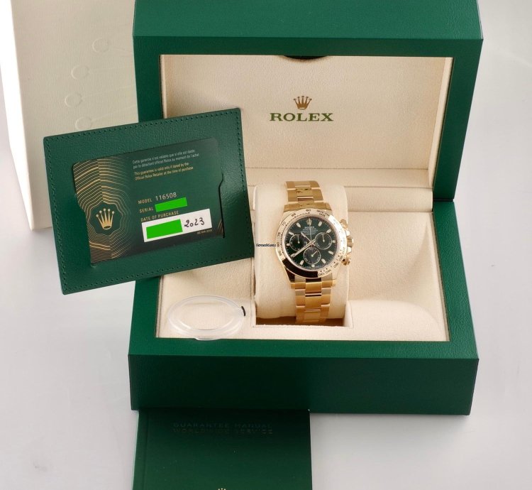 Rolex Daytona 116508 Green Dial New Unworn 2023