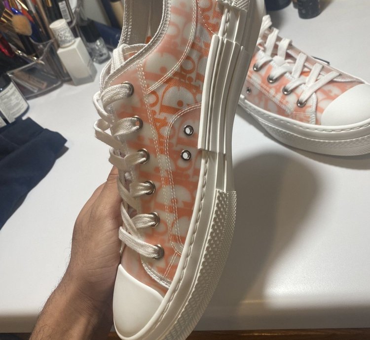 Dior B23 Low Dior Oblique Orange