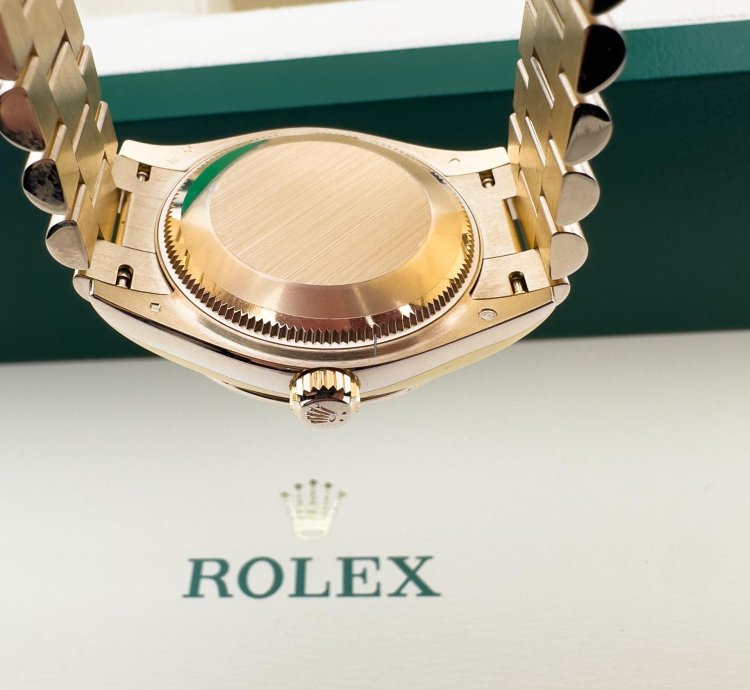 Rolex Datejust 31 New Rolex Datejust President 18k Yellow Gold Mop Diamond Dial 31mm Watch 278278
