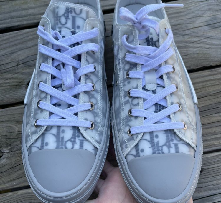 Dior B23 Low Grey Navy