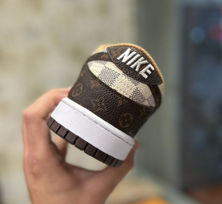 Nike Sb Dunk x Lv Louis Vuitton Monogram Brown
