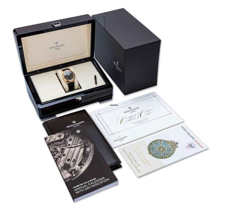 Patek Philippe Annual Calendar Ref 5205r-011 Rose Gold Green Dial Box Papers Bj-2022