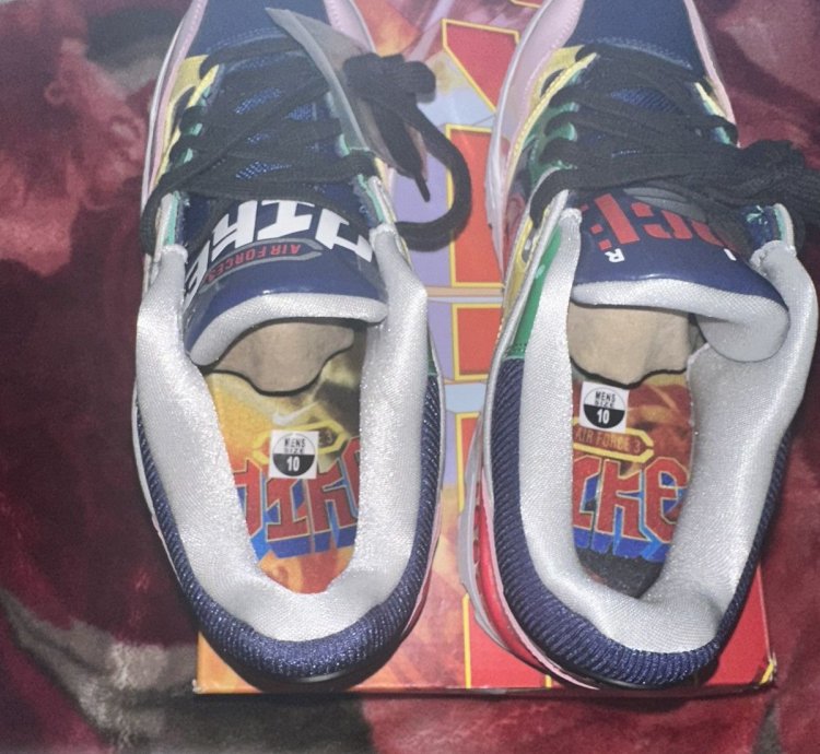 Nike Nigo Air Force 3 Low Blue Void